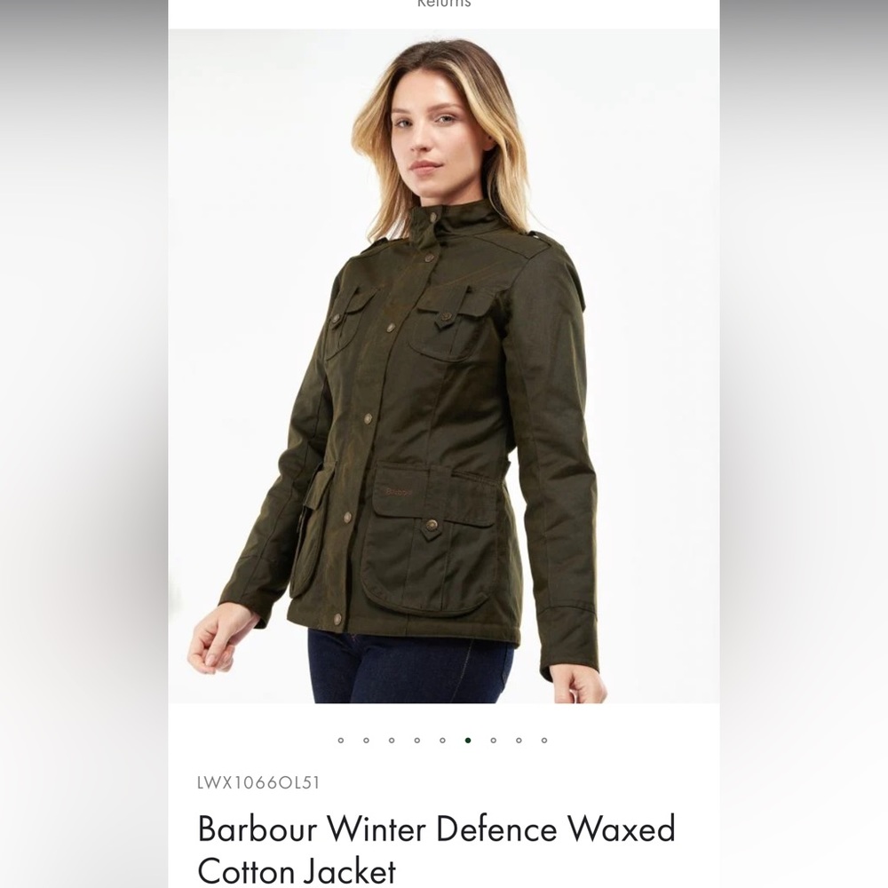 Women’s Barbour Waxed Coat!! BRAND NEW WITH TAGS